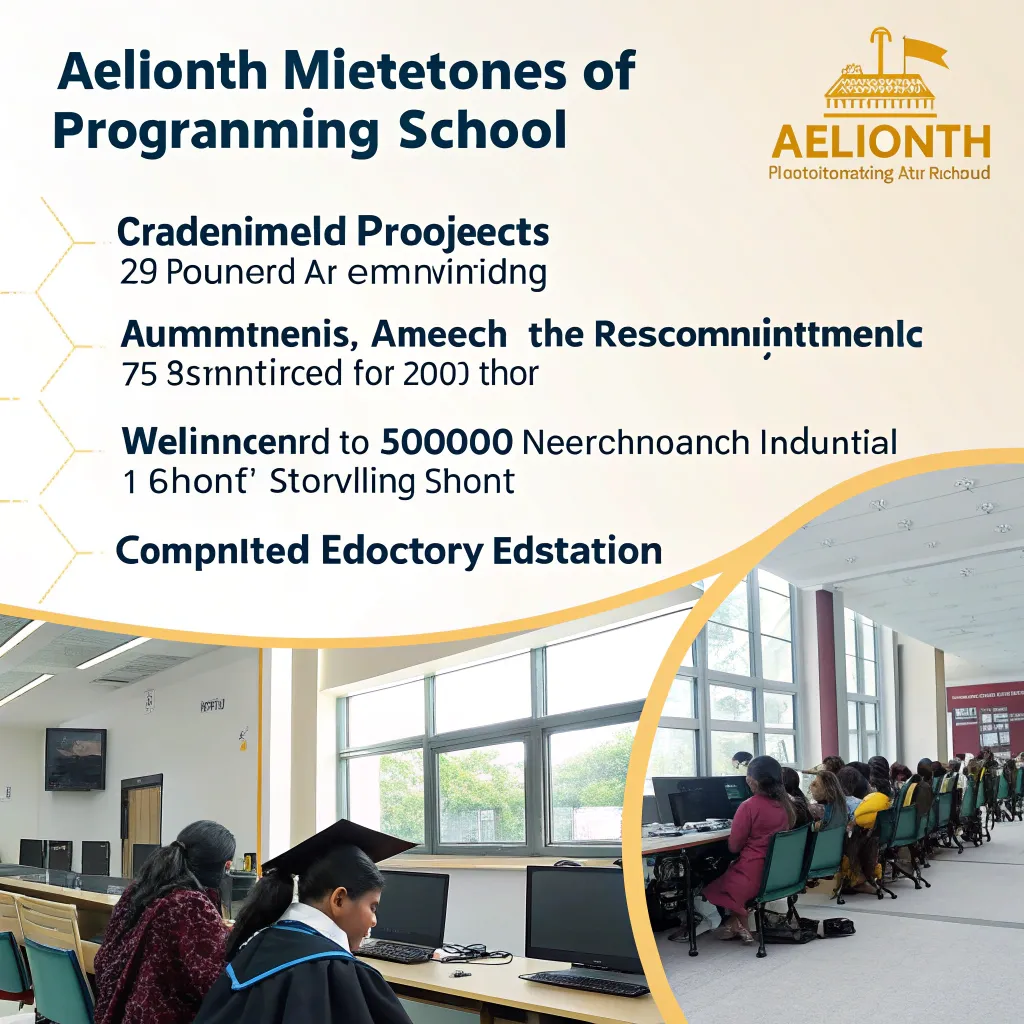 Historical milestones of AELIONTH Programming School